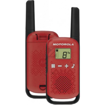 MOTOROLA Funkgerät T42 2er Set, Rot