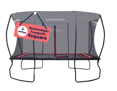 Hudora Trampolin  4square 366 x 244 cm