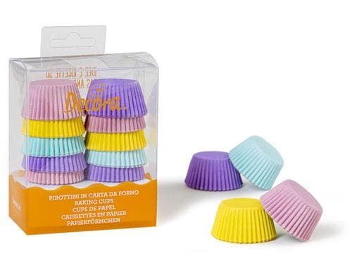 Decora Backförmchen pastell 200stk 200 Stk