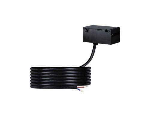 Paulmann ULine Einspeisung 2m Schwarz Kunststoff