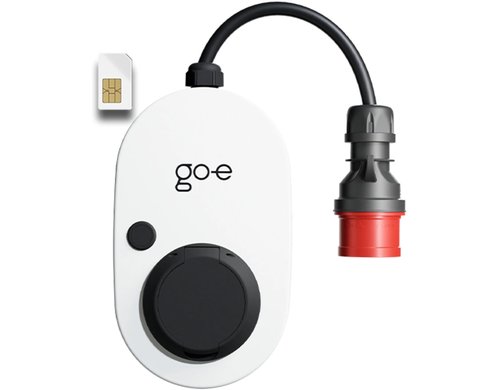 go-e Charger Gemini flex 2.0 11kW, Ladestation mit 16A CEE Stecker rot