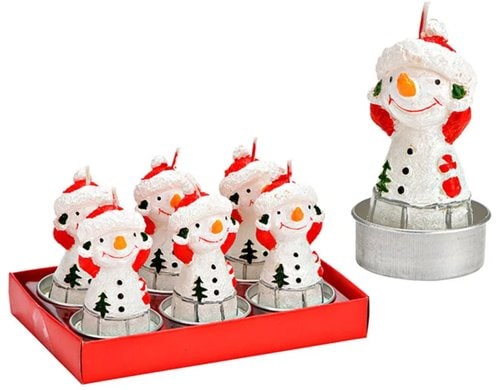 G. Wurm Teelichter Schneemann 6er Set