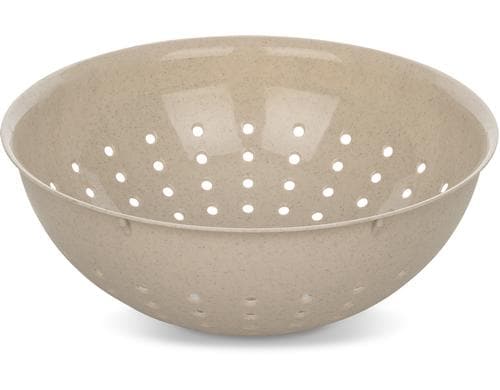 Koziol Abtropfsieb Palsby M 2l 21x21x7.8cm, sand, bio-circular