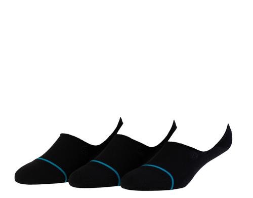 Icon No Show 3 Pack Black, Grösse 43 - 47, 3er-Pack