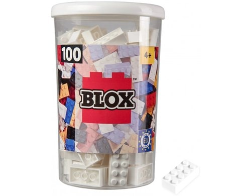 BLOX 100 weisse 8er Steine in Dose