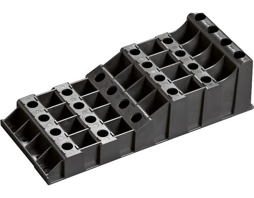 froli Auffahrkeil Stufenkeil XL 2 Stk. 2 Stück, schwarz