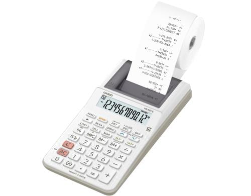 Casio druck. Bürorechner CS-HR-8RCE-WE weiss