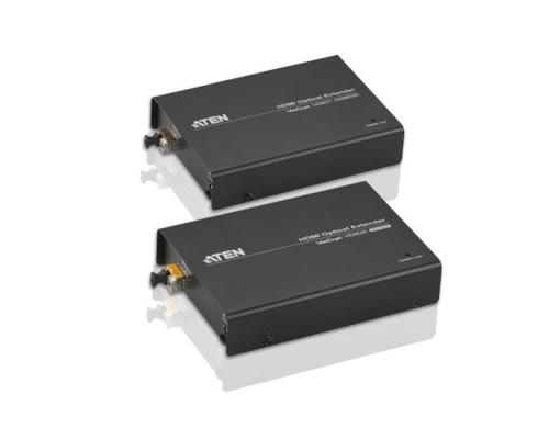 Aten HDMI-Verlängerung, HDMI, IR, RS232 mit Glasfasertechnologie, 600m