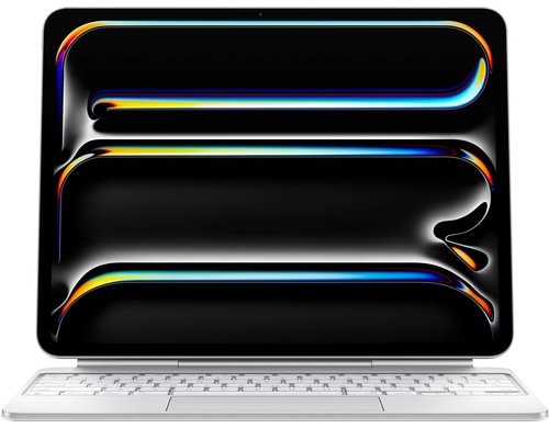 Apple Magic Keyboard Swiss White fürs iPad Pro 13 M4