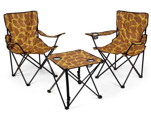 Zebraffo Campingset 3er Giraffe