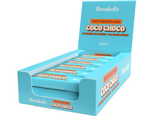 Barebells Riegel Protein Bar, Coco Choco Box mit 12 Riegeln