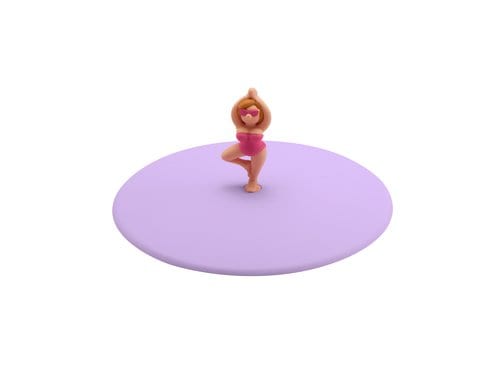 Lurch Glasabdeckung Mein Deckel Beach Girls Yolanda Yoga