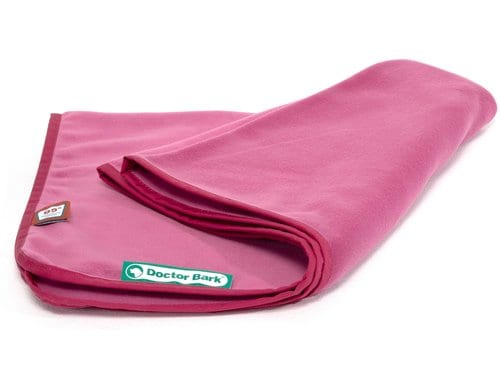 Doctor Bark Kuscheldecke Fleece L hot pink, 100x70cm