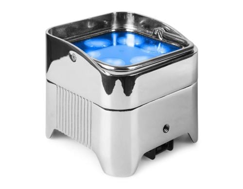 BeamZ BBP96SC Uplight Par 6x 12W, 6in1, Akku-Betrieb, Chrom