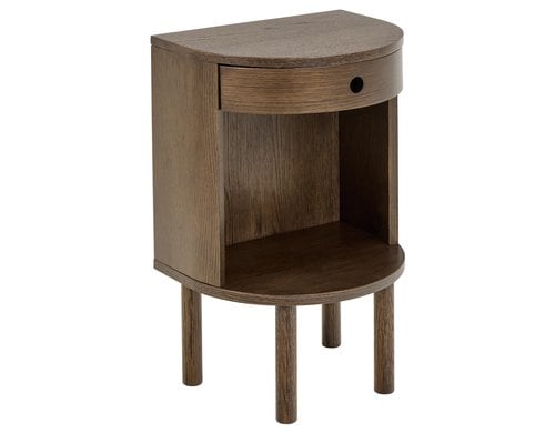 AC Design Nachttisch Paron Dunkelbraun, 40x31.5x60 cm