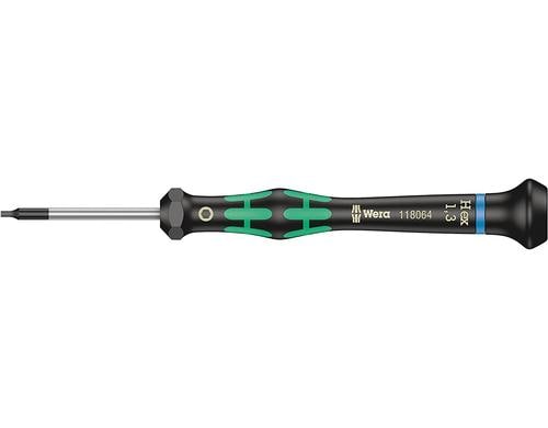 Wera 2054 Hex-Plus 1,3 x 40 mm Elektroniker-Sechskantschraubendreher