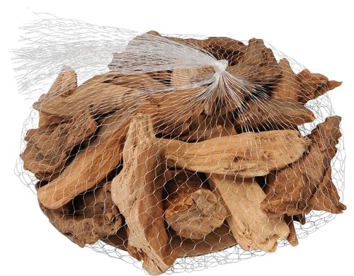 COCON Holzstücke, Netz à 250g natur, Pinie