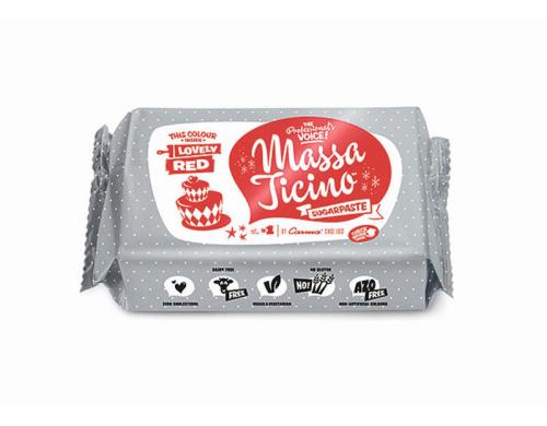 Massa Ticino Zuckermodelliermasse rot 250g