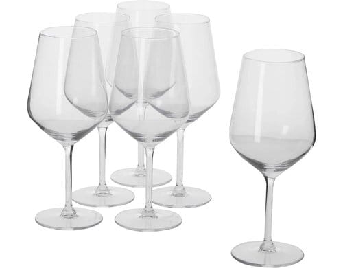 Alpina Weingläser Rotwein, 6 Stück 53 cl, Glas