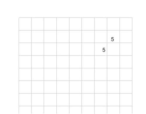 Ingold Heftblätter A4, 500 Stück 5 mm kariert mit Rand, 2-Loch