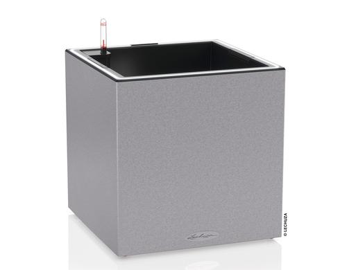 Lechuza CANTO Stone 40 LED low All-In-One stone grey