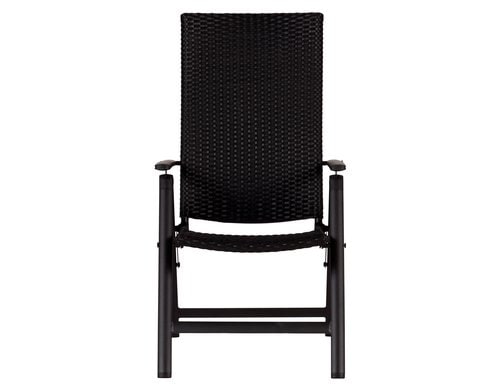 Gartenstuhl LISE Positon - 59x75x108cm Schwarz