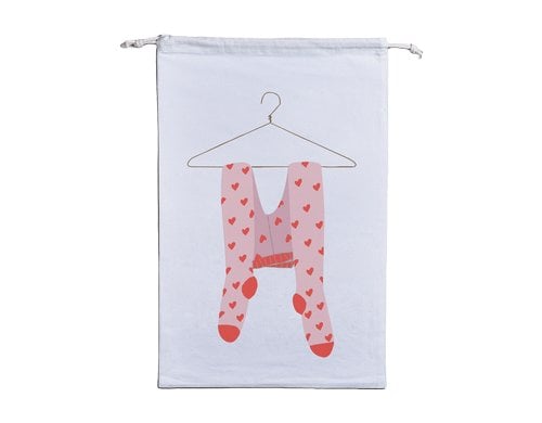 Chic Mic, Wäschesack hearts 40 x 60 cm, 20 40x60cm, 100% Bio Baumwolle