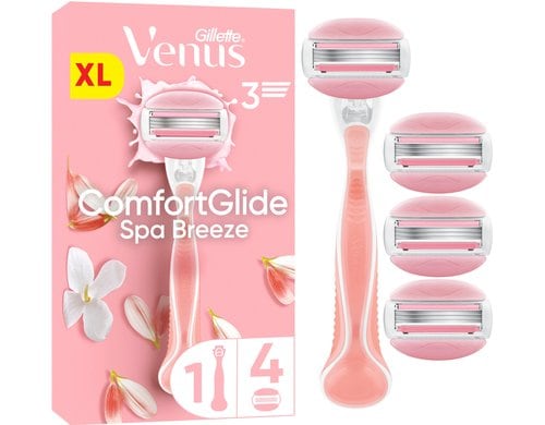 Gillette Venus ComfortGlide Spa Breeze 4er + Handstück