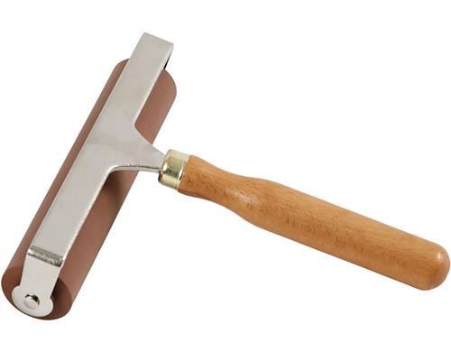 Creativ Company Gummiwalze/Linolwalze 14.7 cm, Perfekt für Linoleum-Drucke