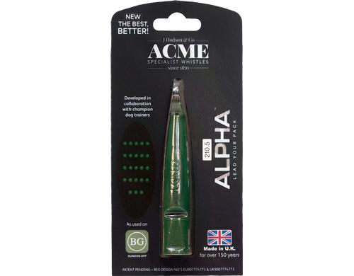 Acme Alpha Hochfrequenzpfeife 210.5 dunkelgrün