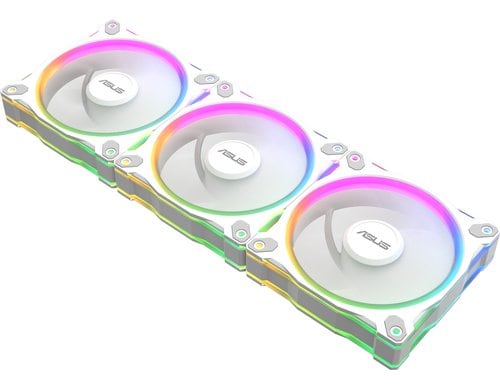 ASUS PRIME MR120 FAN ARGB REVERSE WHT 3IN1 120x120x28mm, PWM, 1600rpm, max. 21 dB