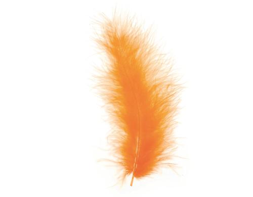 Glorex Marabu-Federn orange 2g, ca 15 Stück