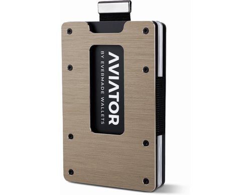 Aviator Wallet SLIDE AirTag brushed sand