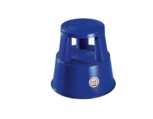 WEDO Rollhocker Step blau aus bruchfestem Kunststoff