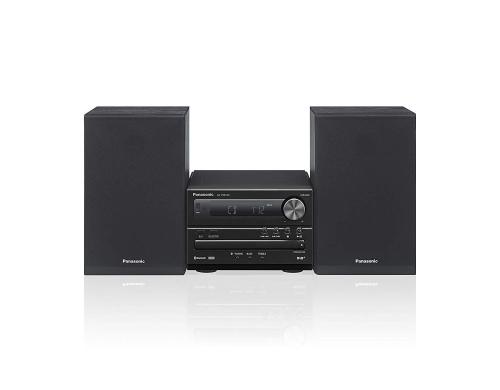 Panasonic PM254 Schwarz, Micro HiFi System 20W, CD, Bluetooth, DAB+, USB