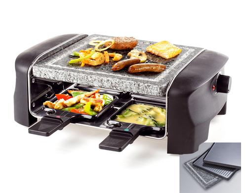 Koenig Raclette Gourmet Grill und Stein 4 4er