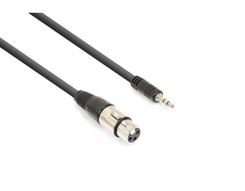 Vonyx CX320-05 Audiokabel XLRf - 3.5 male, sym., 0.5m