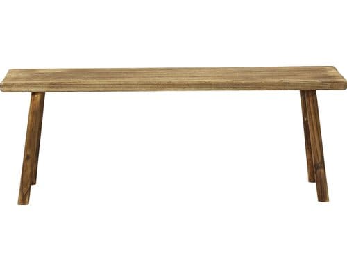 House Doctor Sitzbank Nadi, Natur 120x38x43 cm (LxBxH), Paulwonia-Holz