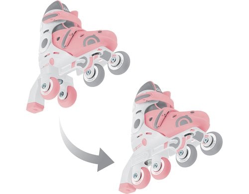 Globber Inline Skate 2 in 1  Pastel pink Gr. 30-33