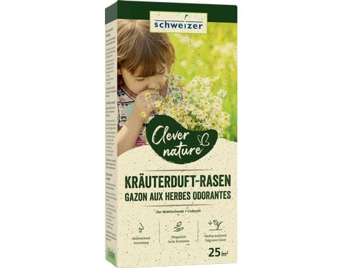 Eric Schweizer Clever Nature Rasen Kräuterduft 25 m²