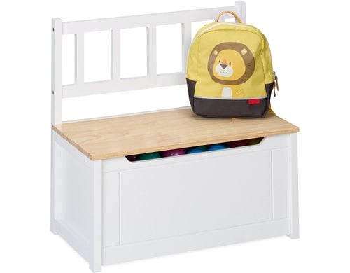 relaxdays Kindersitzbank MDF, Kiefernholz, China