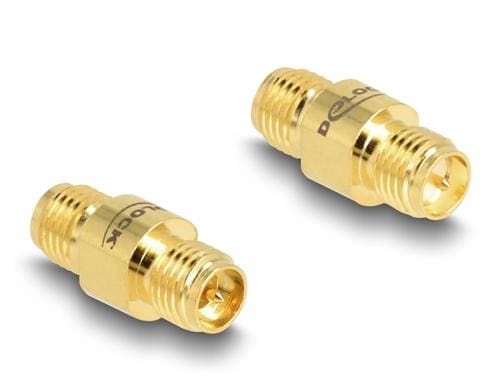 Delock Adapter RP-SMA zu RP-SMA Buchse zu Buchse C6801