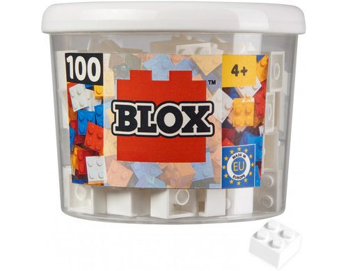 BLOX 100 weisse 4er Steine in Dose