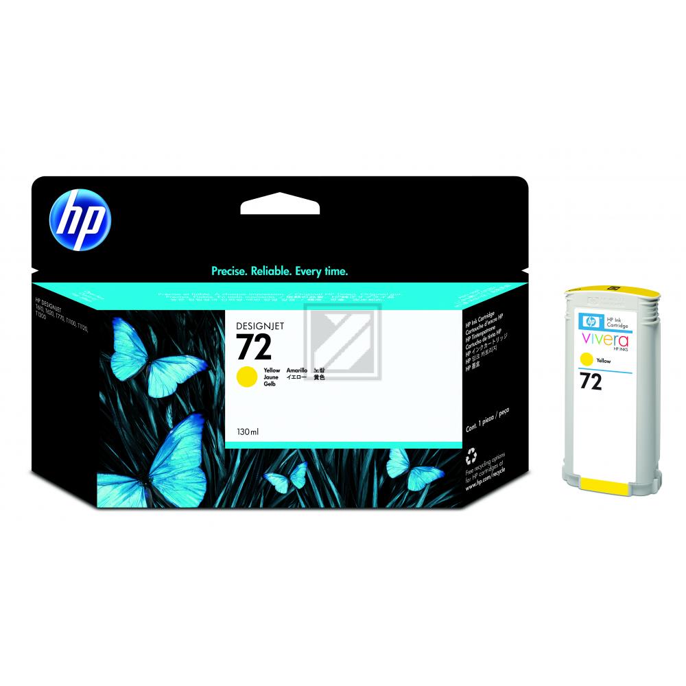 HP Tinte Nr. 72 - Yellow (C9373A) Tintenvolumen 130ml