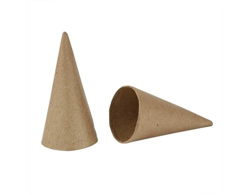 Creativ Company Kegel H 10 cm, D 5 cm, 10 Stk.