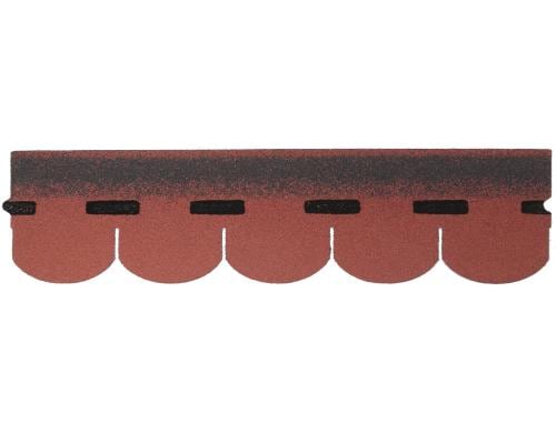 Colibri Bitumenschindeln Biberschwanz Classic rot 17 Stk. ca. 2qm