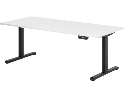 Actiforce Steelforce Eco 1050 schwarz KIT Gestell schwarz, Tischplatte weiss 80x160