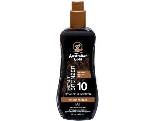 Australian Gold SPF 10 Spray mit Bronzer 237 ml