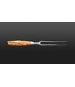 Wok Fleischgabel Olive Olivenholz geschmiedeter Sollinger Stahl