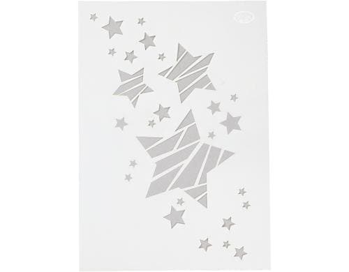 Creativ Company Schablone A4 Sterne